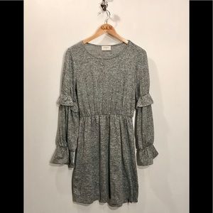 Everly Ruffle Sleeve knit dress